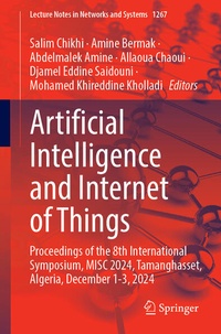 Enlarge image Cover: Artificial Intelligence and Internet of Things - Springer