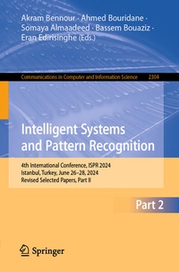 Enlarge image Cover: Intelligent Systems and Pattern Recognition - Springer