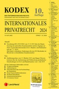Cover: KODEX Internationales Privatrecht 2024 - inkl. App - LexisNexis Verlag ARD ORAC GmbH