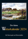 Cover: Der kleine Wetterkalender 2025 - ERZDRUCK GmbH