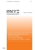 Cover: Medien, Medienbegriff und &Ouml;ffentlichkeit im digitalen Wandel. Ein interdisziplin&auml;res Update - kopaed