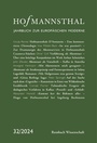Cover: Hofmannsthal - Rombach Wissenschaft