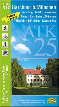 Abbildung von: ATK25-N12 Garching b.München (Amtliche Topographische Karte 1:25000) - Landesamt für Digitalisierung, Breitband und Vermessung, Bayern