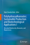 Cover: Polyhydroxyalkanoates: Sustainable Production and Biotechnological Applications I - Springer