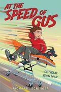 Cover: At the Speed of Gus - Scholastic Press