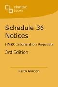 Cover: Schedule 36 Notices - Claritax Books
