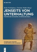 Cover: Jenseits von Unterhaltung - De Gruyter
