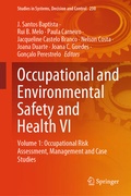Cover: Occupational and Environmental Safety and Health VI - Springer
