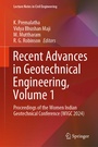 Cover: Recent Advances in Geotechnical Engineering, Volume 1 - Springer Nature Switzerland AG