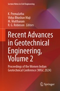 Cover: Recent Advances in Geotechnical Engineering, Volume 2 - Springer