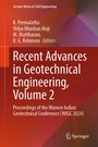 Cover: Recent Advances in Geotechnical Engineering, Volume 2 - Springer Nature Switzerland AG
