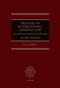 Abbildung von: Treatise on International Criminal Law - OUP eBook