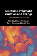 Cover: Discourse-Pragmatic Variation and Change - Cambridge University Press