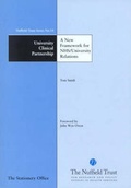 Cover: University clinical partnership - Stationery Office Books