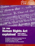Cover: The Human Rights Act, 1998 Explained - Stationery Office Books
