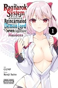 Cover: The Ragnarok System of the Desperate Reincarnated Demon Lord and the Seven Aggressive Maidens, Vol. 1 - Yen Press