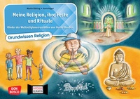 Abbildung von: Meine Religion, ihre Feste und Rituale. Kinder der Weltreligionen erzählen von ihrem Glauben. Kamishibai Bildkartenset - Don Bosco Medien