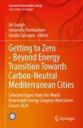 Cover: Getting to Zero - Beyond Energy Transition Towards Carbon-Neutral Mediterranean Cities - Springer