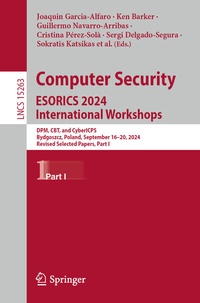 Abbildung von: Computer Security. ESORICS 2024 International Workshops - Springer