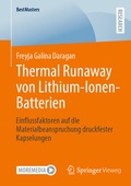 Cover: Thermal Runaway von Lithium-Ionen-Batterien - Springer Vieweg