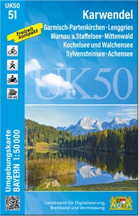 Abbildung von: UK50-51 Karwendel - Landesamt für Digitalisierung, Breitband und Vermessung, Bayern