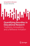 Cover: Quantifying Bourdieu in Educational Research - Springer