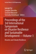 Cover: Proceedings of the 3rd International Symposium on Disaster Resilience and Sustainable Development-Volume 1 - Springer