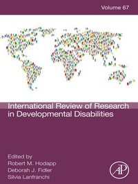 Enlarge image Cover: International Review Research in Developmental Disabilities - Elsevier