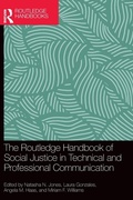 Cover: The Routledge Handbook of Social Justice in Technical and Professional Communication - Routledge