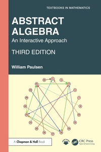 Enlarge image Cover: Abstract Algebra - Chapman and Hall