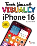 Cover: Teach Yourself VISUALLY iPhone 16 - Wiley