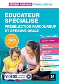 Cover: R&eacute;ussite Admission - Educateur sp&eacute;cialis&eacute; (ES) Pr&eacute;s&eacute;lection Parcoursup & Epreuve orale - Pr&eacute;paration - Foucher