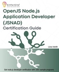 Cover: OpenJS Node.js Application Developer (JSNAD) Certification Guide - GitforGits