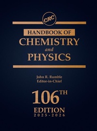 Abbildung von: CRC Handbook of Chemistry and Physics - CRC Press