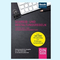 Abbildung von: Schreib- und Gestaltungsregeln für die Text- und Informationsverarbeitung - DIN Media