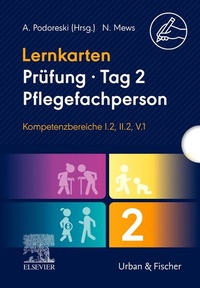 Bild: Lernkarten Prüfung - Tag 2, Pflegefachperson, Kompetenzbereiche I.2, II.2, V.1 - Urban & Fischer