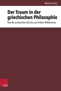 Abbildung von: Der Traum in der griechischen Philosophie - Vandenhoeck & Ruprecht