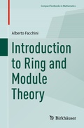 Cover: Introduction to Ring and Module Theory - Birkh&auml;user