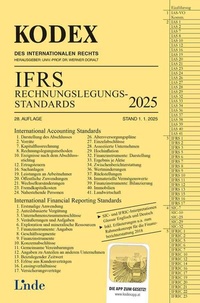 Abbildung von: KODEX IFRS - Rechnungslegungsstandards 2025 - Linde