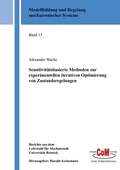 Cover: Sensitivit&auml;tsbasierte Methoden zur experimentellen iterativen Optimierung von Zustandsregelungen - Shaker