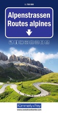 Cover: K&uuml;mmerly+Frey Strassenkarte Alpenstrassen 1:750.000 - Hallwag K&uuml;mmerly+Frey