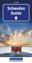 Bild: Kümmerly+Frey Strassenkarte Schweden 1:750.000 - Hallwag Kümmerly+Frey
