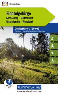 Abbildung von: Kümmerly+Frey Outdoorkarte Deutschland 36 Fichtelgebirge 1:35.000 - Hallwag Kümmerly+Frey