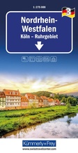 Abbildung von: Kümmerly+Frey Regional-Strassenkarte 3 Nordrhein-Westfalen 1:275.000 - Hallwag Kümmerly+Frey