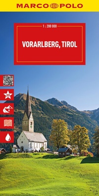 Abbildung von: MARCO POLO Reisekarte Österreich 03 Vorarlberg, Tirol 1:200.000 - MARCO POLO ein Imprint von MAIRDUMONT