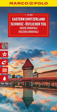 Abbildung von: MARCO POLO Reisekarte Schweiz 02 Östlicher Teil 1:225.000 - MARCO POLO ein Imprint von MAIRDUMONT