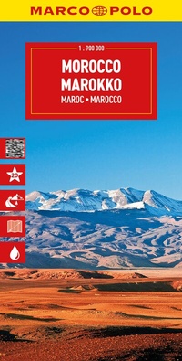 Abbildung von: MARCO POLO Reisekarte Marokko 1:900.000 - MARCO POLO ein Imprint von MAIRDUMONT