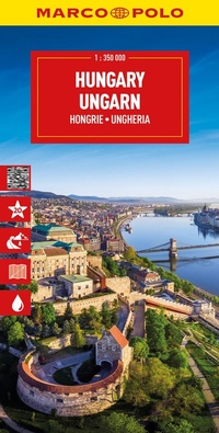 Abbildung von: MARCO POLO Reisekarte Ungarn 1:350.000 - MARCO POLO ein Imprint von MAIRDUMONT