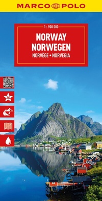 Abbildung von: MARCO POLO Reisekarte Norwegen 1:900.000 - MARCO POLO ein Imprint von MAIRDUMONT