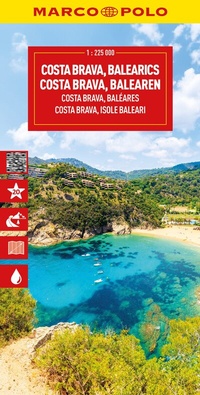 Abbildung von: MARCO POLO Reisekarte Costa Brava, Balearen 1:225.000 - MARCO POLO ein Imprint von MAIRDUMONT
